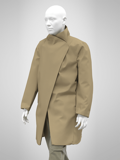 Manteau Koto - Natural raw-4