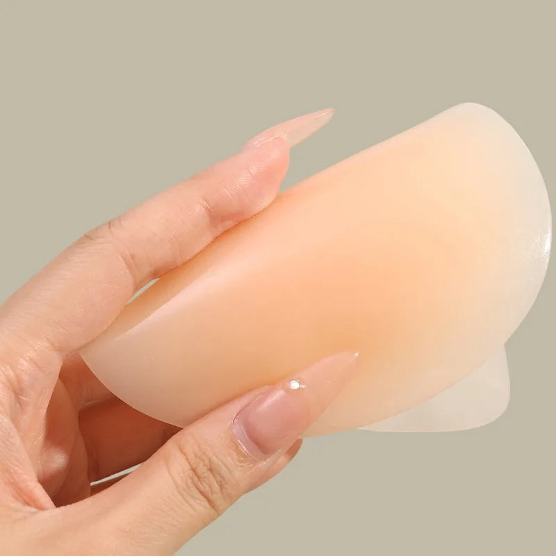 New Summer Water Droplet Nipple Cover Lift Up Bras Stickers Women Chest Reusable Strapless Bras No Glue Sticky Nipple Covers