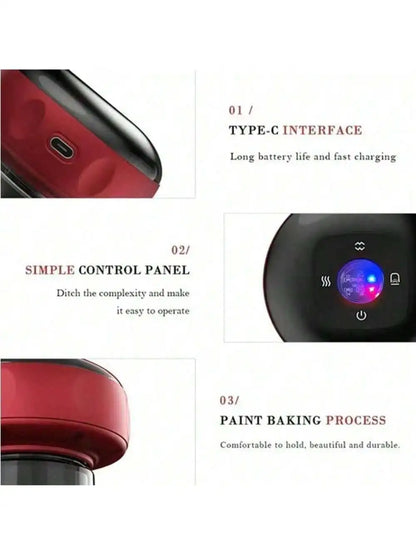 Electric Vacuum Cupping, Scraping, Skin Massage Device, Body Heating, Scraping, Suction Cup Treatment Set, Health and Portabilit