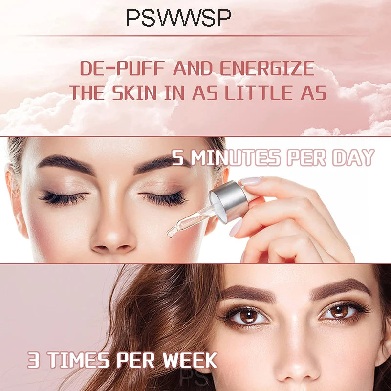 EMS Eye Vibration Massager Wand Facial Beauty Tool for Removing Wrinkles Dark Circles Pockets - Skin Care Device