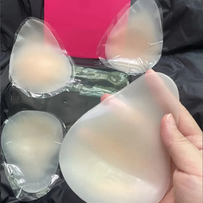 New Summer Water Droplet Nipple Cover Lift Up Bras Stickers Women Chest Reusable Strapless Bras No Glue Sticky Nipple Covers