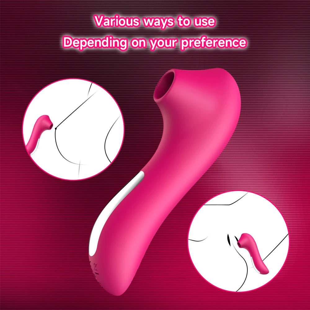 Silicone Clitoral Nipple Sucking Vibrator, Clitoral Anal Stimulator, Sex Toys for Beginners, Couples, Adult Sexy Toys, Sex Toys
